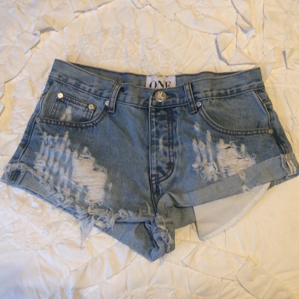 Free People ONE TEASPOON Denim Shorts